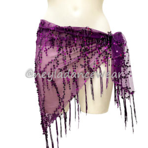 Belt, Sequins, Bellyadance hip scarf, Bellydance sequins