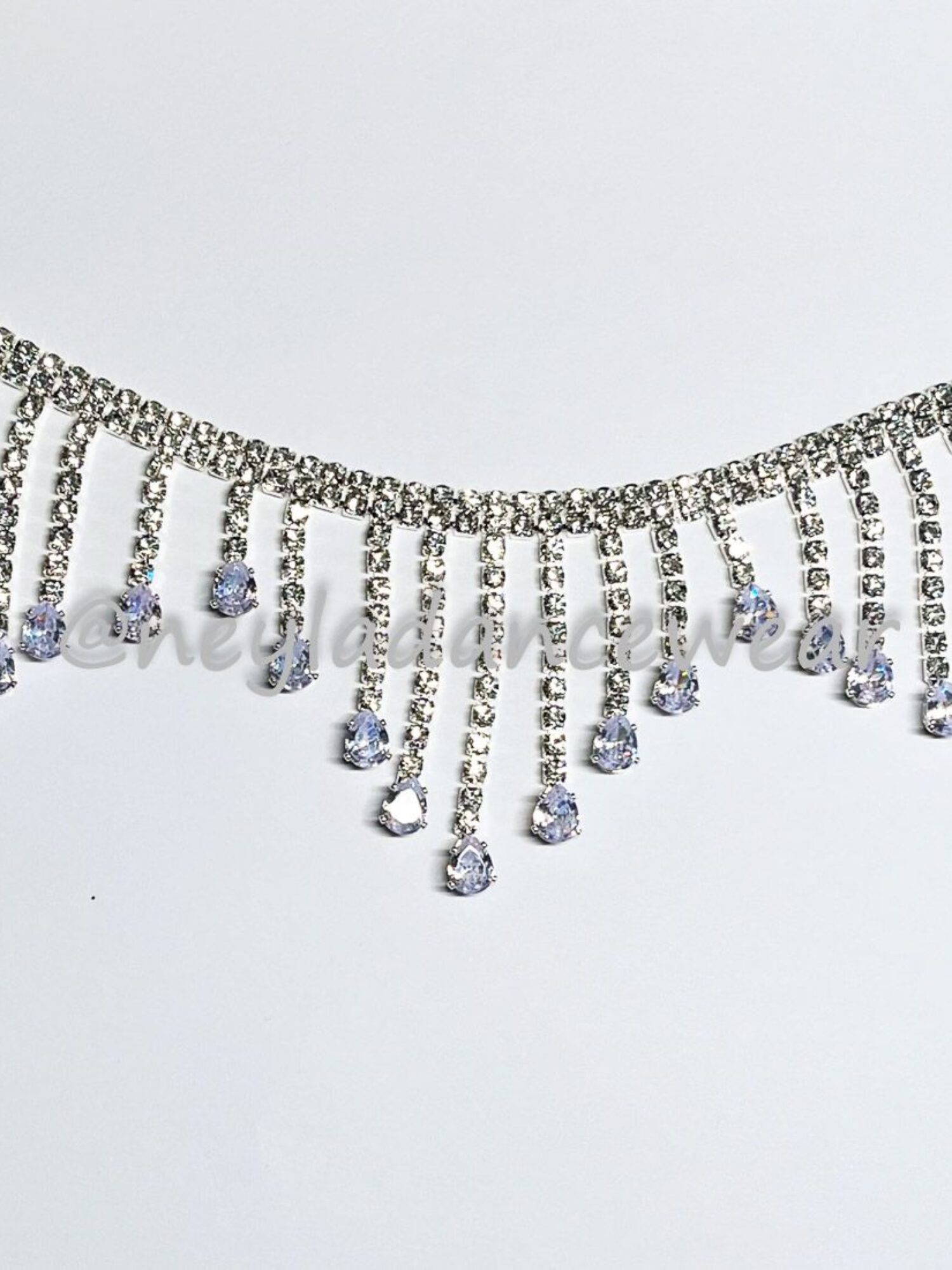 Tobillera de strass para danza del vientre.